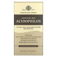 Solgar, Advanced Acidophilus, 100 Vegetable Capsules