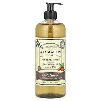 A La Maison de Provence, Body Wash, Sweet Almond, 25.36 fl oz (750 ml)