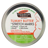 Palmer's, Формула с какао-маслом, масло для живота Tummy Butter, против растяжек, 125 г (4,4 унции)