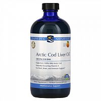 Nordic Naturals, Жир печени арктической трески, апельсин, 473 мл (16 жидк. Унций)