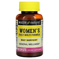 Mason Natural, Women&#x27;s Daily Multi Formula, 90 Caplets