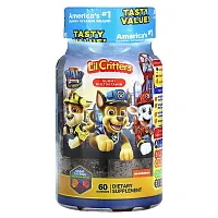 L&#x27;il Critters, Paw Patrol The Movie, Gummy Multivitamin, Natural Fruit, 60 Gummies