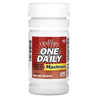 21st Century, One Daily, Maximum, 100 Tablets