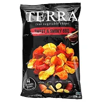 Terra, Real Vegetable Chips, Sweet &amp; Smoky BBQ, 5 oz (141 g)