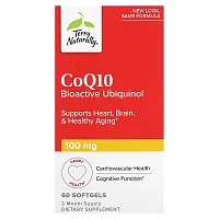 Terry Naturally, CoQ10, Bioactive Ubiquinol, 100 mg, 60 Softgels