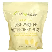 Mild By Nature, Automatic Dishwashing Detergent Pods, Lemon, 60 Loads, 36.48 oz (1,077 g)