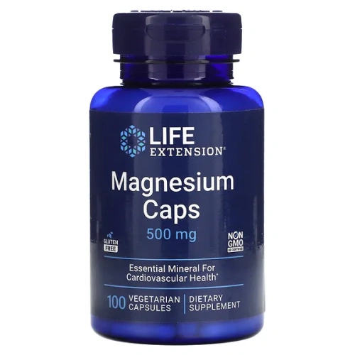 Life Extension, Magnesium Caps , 500 mg, 100 Vegetarian Capsules