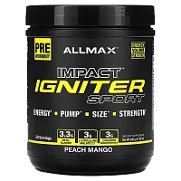 ALLMAX, IMPACT Igniter Sport , Pre-Workout, Peach Mango, 11.29 oz (320 g)