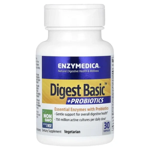 Enzymedica, Digest Basic + Probiotics , 30 Capsules