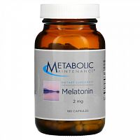 Metabolic Maintenance, мелатонин, 2 мг, 180 капсул