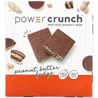 BNRG, Power Crunch Protein Energy Bar, Peanut Butter Fudge, 12 Bars, 1.4 oz (40 g) Each