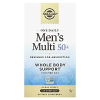 Solgar, One Daily Men&#x27;s Multi 50+, 60 Capsules