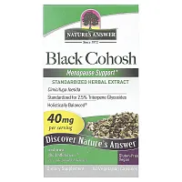 Nature&#x27;s Answer, Black Cohosh, 40 mg, 60 Vegetarian Capsules