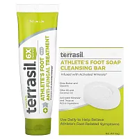 Terrasil, Athlete&#x27;s Foot Anti-Fungal Kit, 2 Piece Kit