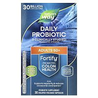 Nature&#x27;s Way, Fortify®, Daily Probiotic, Adults 50+, 30 Billion CFU, 30 Delayed-Release Capsules