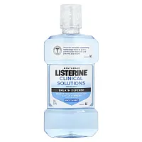 Listerine, Clinical Solutions, Mouthwash, Breath Defense, Zero Alcohol, Smooth Mint , 1.05 pt (500 ml)