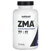 Nutricost, Performance, ZMA, 180 Capsules