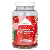 Phytoral, B-Complex Multivitamin Gummies, Strawberry , 60 Gummies