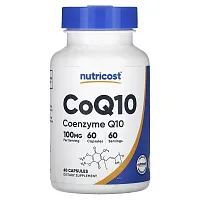 Nutricost, CoQ10, 100 mg, 60 Capsules