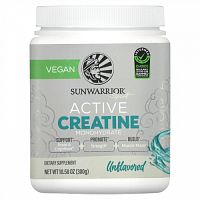 Sunwarrior, Sport, активный моногидрат креатина, с нейтральным вкусом, 300 г (10,58 жидк. унции)