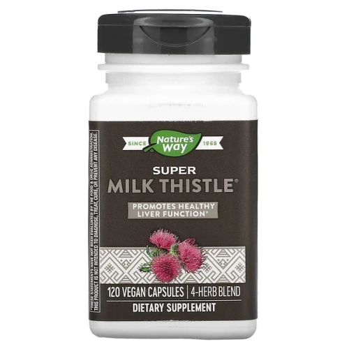 Nature&#x27;s Way, Super Milk Thistle, 120 Vegan Capsules