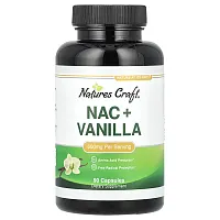 Nature&#x27;s Craft, NAC + Vanilla, 90 Capsules