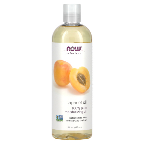 Now Foods, Solutions, Apricot Oil, 16 жидких унций (473 мл)