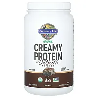 Garden of Life, Organic  Creamy Protein with Oatmilk Powder, Chocolate Brownie, 2 lb 0.45 oz (920 g)