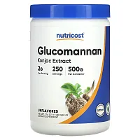 Nutricost, Glucomannan Konjac Extract, Unflavored, 17.6 oz (500 g)