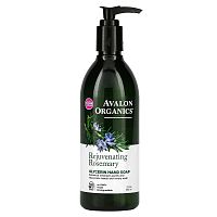 Avalon Organics, Glycerin Hand Soap, Rejuvenating Rosemary, 12 fl oz (355 ml)