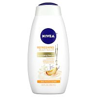 Nivea, Освежающий гель для душа, белый персик и жасмин, 591 мл (20 жидк. унций)