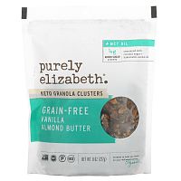 Purely Elizabeth, Keto Granola Clusters, без зерен, ванильное и миндальное масло, 227 г (8 унций)