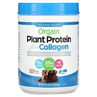 Orgain, Plant Protein Plus Collagen, Creamy Chocolate Fudge, 1.6 lb (726 g)