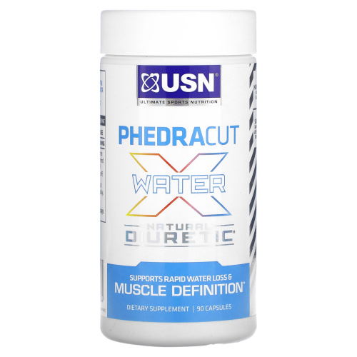 USN, Phedracut Water X, 90 капсул