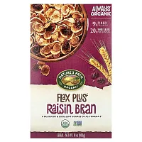 Nature&#x27;s Path, Organic, Flax Plus Cereal, Raisin Bran, 14 oz (400 g)