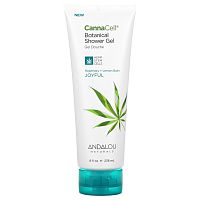 Andalou Naturals, CannaCell, растительный гель для душа, розмарин и мелисса, 236 мл (8 жидк. Унций)