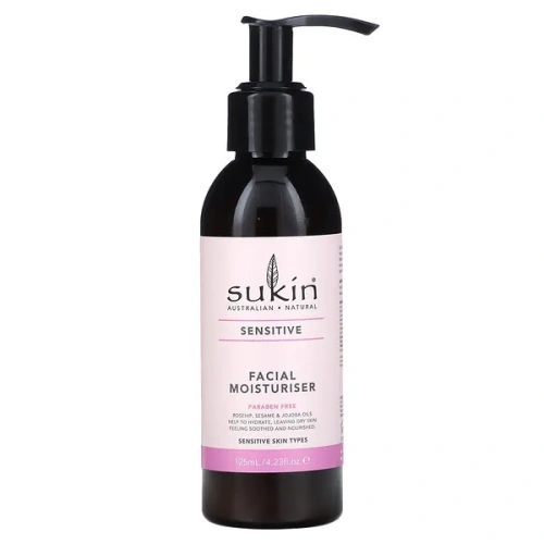 Sukin, Facial Moisturiser, Sensitive, 4.23 fl oz (125 ml)