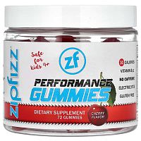 Zipfizz, Performance Gummies, For Kids 4+, Cherry, 72 Gummies