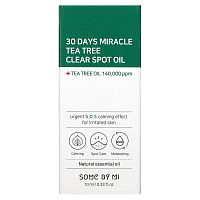 Some By Mi, 30 Days Miracle Tea Tree Clear Spot Oil, 10 ml