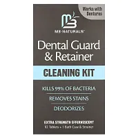 M3 Naturals, Dental Guard &amp; Retainer Cleaning Kit, 1 Kit