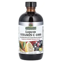 Nature&#x27;s Answer, Liquid Vitamin C-1000 with Rose Hips &amp; Citrus Bioflavonoids, Natural Lemon, 8 fl oz (240 ml)