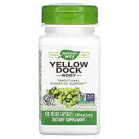 Nature&#x27;s Way, Yellow Dock Root, 1,000 mg, 100 Vegan Capsules (500 mg per Capsule)