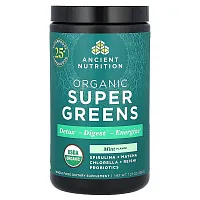 Ancient Nutrition, Organic SuperGreens, Mint, 7.23 oz (205 g)