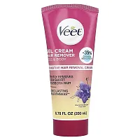 Veet, Sensitive Gel Cream Hair Remover, Aloe &amp; Violet Blossom Fresh, 6.78 fl oz (200 ml)