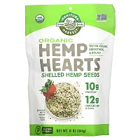 Manitoba Harvest, Hemp Hearts, органические очищенные семена конопли, с ореховым ароматизатором, 340 г (12 унций)