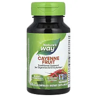 Nature&#x27;s Way, Cayenne Fruit, 40,000 SHU, 100 Vegan Capsules