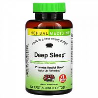 Herbs Etc., Deep Sleep, 120 капсул быстрого действия