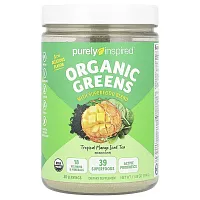 Purely Inspired, Organic Greens with Superfood Blend, Tropical Mango Iced Tea, 11.08 oz (314 g)