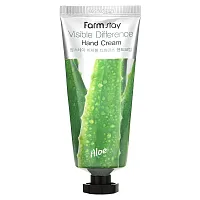 Farmstay, Visible Difference Hand Cream, Aloe, 3.52 oz (100 g)