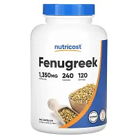 Nutricost, Fenugreek, 1,350 mg, 240 Capsules (675 mg per Capsule)